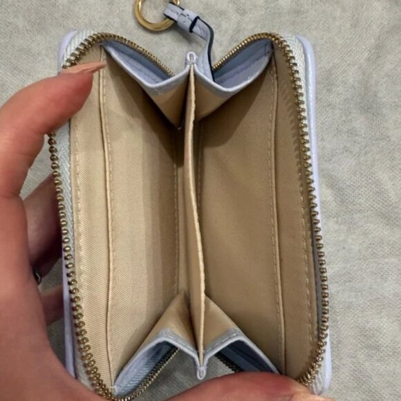 Tory Burch Savannah Quilted Zip Coin Purse - Picture 3 of 5